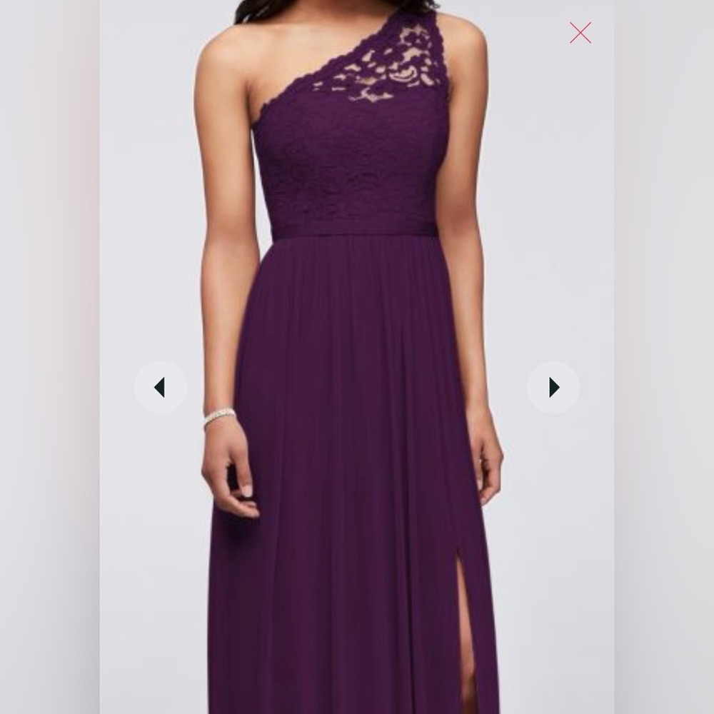 David’s bridal bridesmaid dress